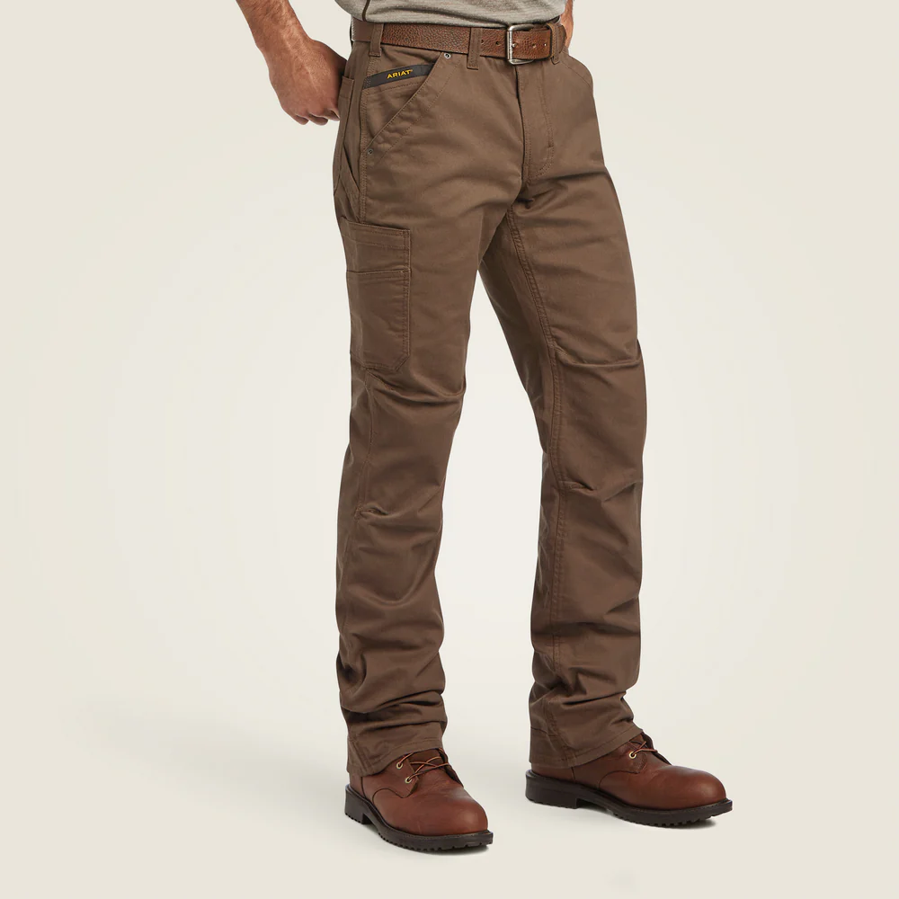 Rebar M5 Straight Durastretch Washed Twill Dungaree Straight Leg Pant - 200-Wren | Ariat 10041064 - Image 4
