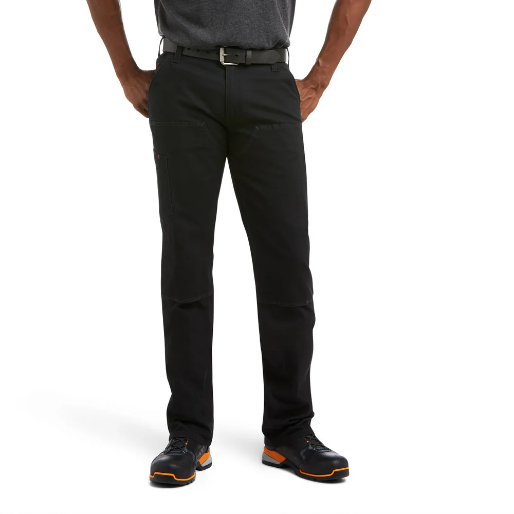 REBAR M7 DURASTRETCH MADE TOUGH DOUBLE-FRONT PANT - 001-Black | Ariat 10036735