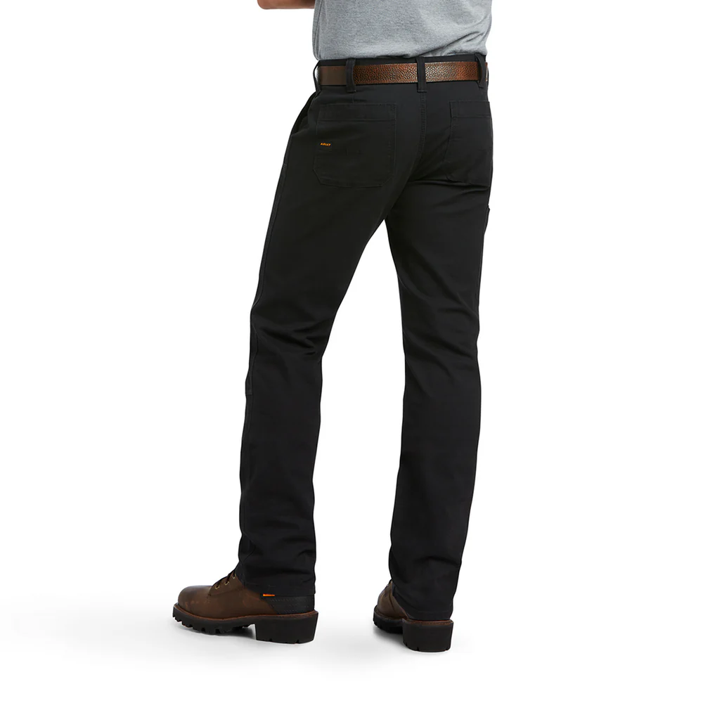 REBAR M7 DURASTRETCH MADE TOUGH DOUBLE-FRONT PANT - 001-Black | Ariat 10036735 - Image 2
