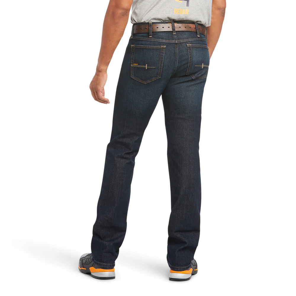 REBAR M7 DURASTRETCH STRAIGHT JEAN - 400-Blue | Ariat 10034627 - Image 2