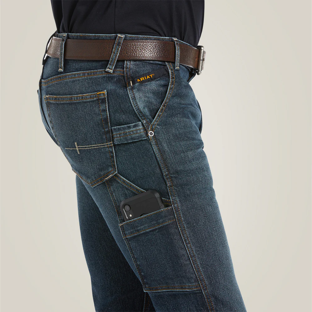 Rebar M7 Slim Durastretch Workhorse Straight Leg Jean - 400-Mccoy | Ariat 10039287 - Image 2