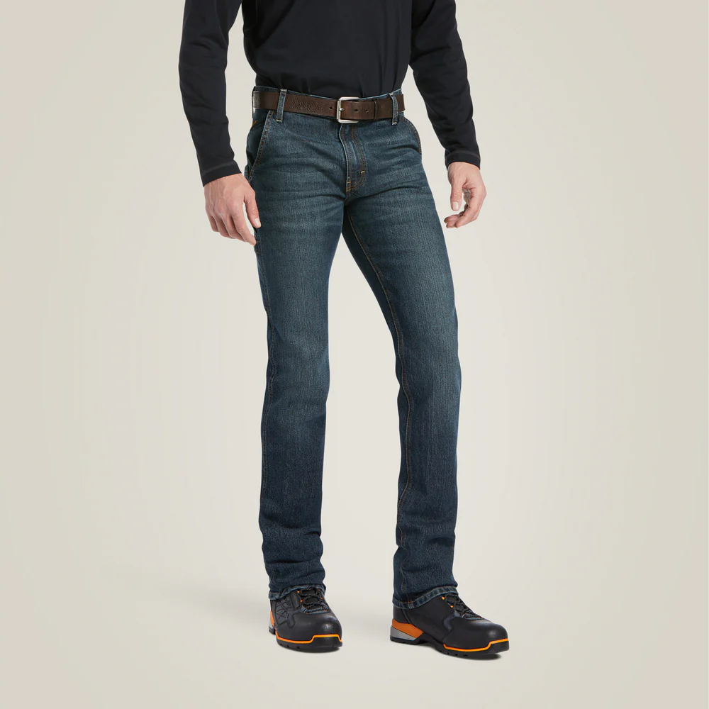 Rebar M7 Slim Durastretch Workhorse Straight Leg Jean - 400-Mccoy | Ariat 10039287 - Image 5