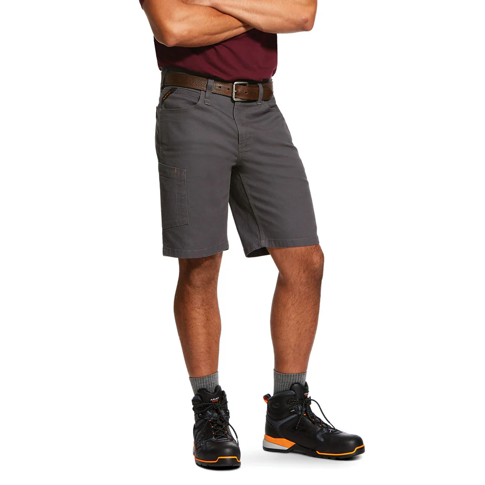 REBAR MADE TOUGH SHORT - 020-Gray | Ariat 10030271