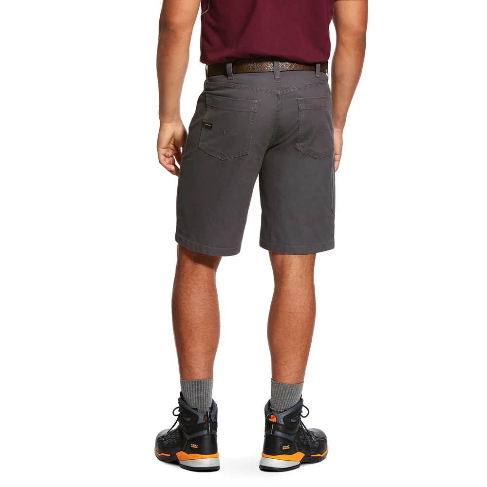 REBAR MADE TOUGH SHORT - 020-Gray | Ariat 10030271 - Image 2