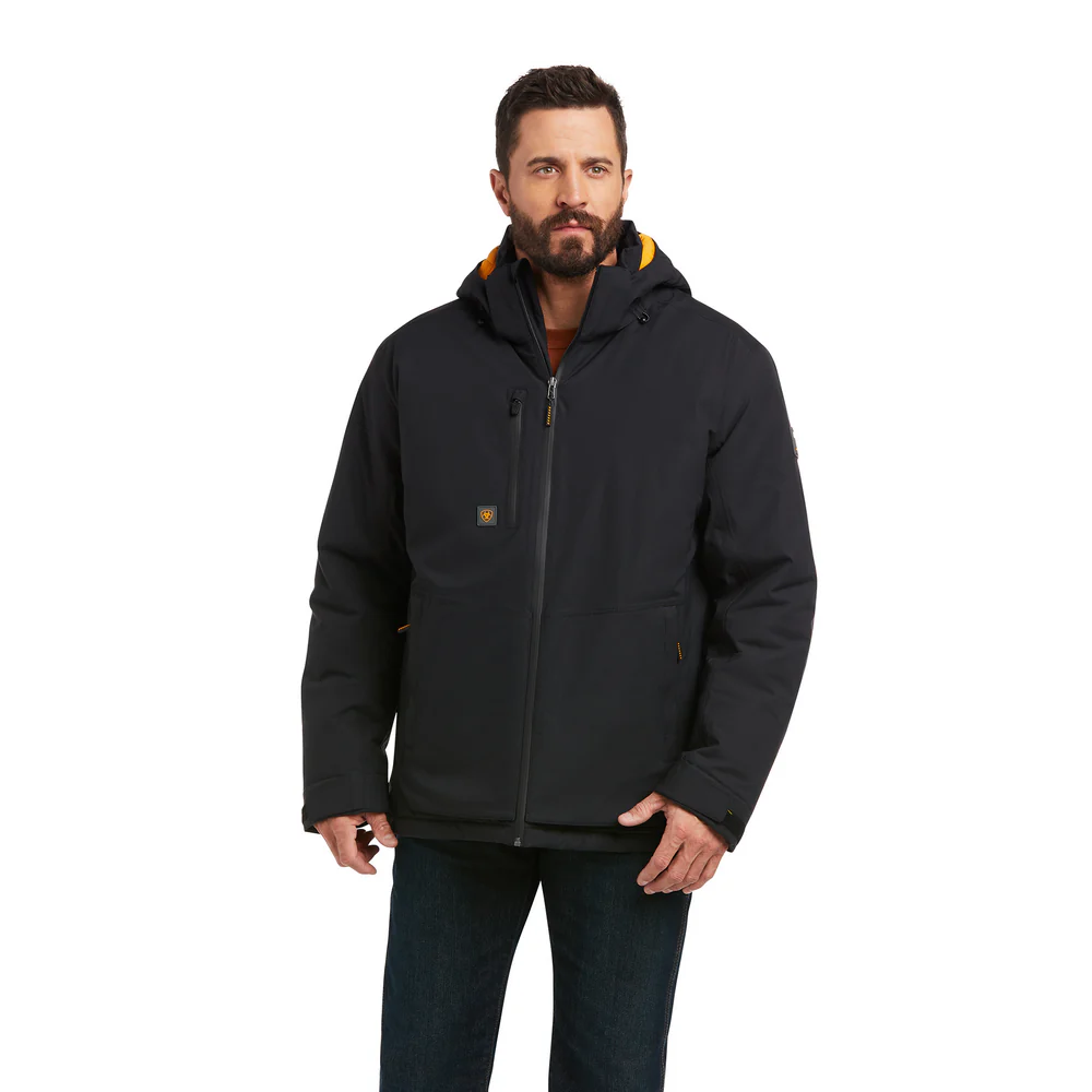 REBAR STORM FIGHTER 2.0 H2O JACKET - 001-Black | Ariat 10037605