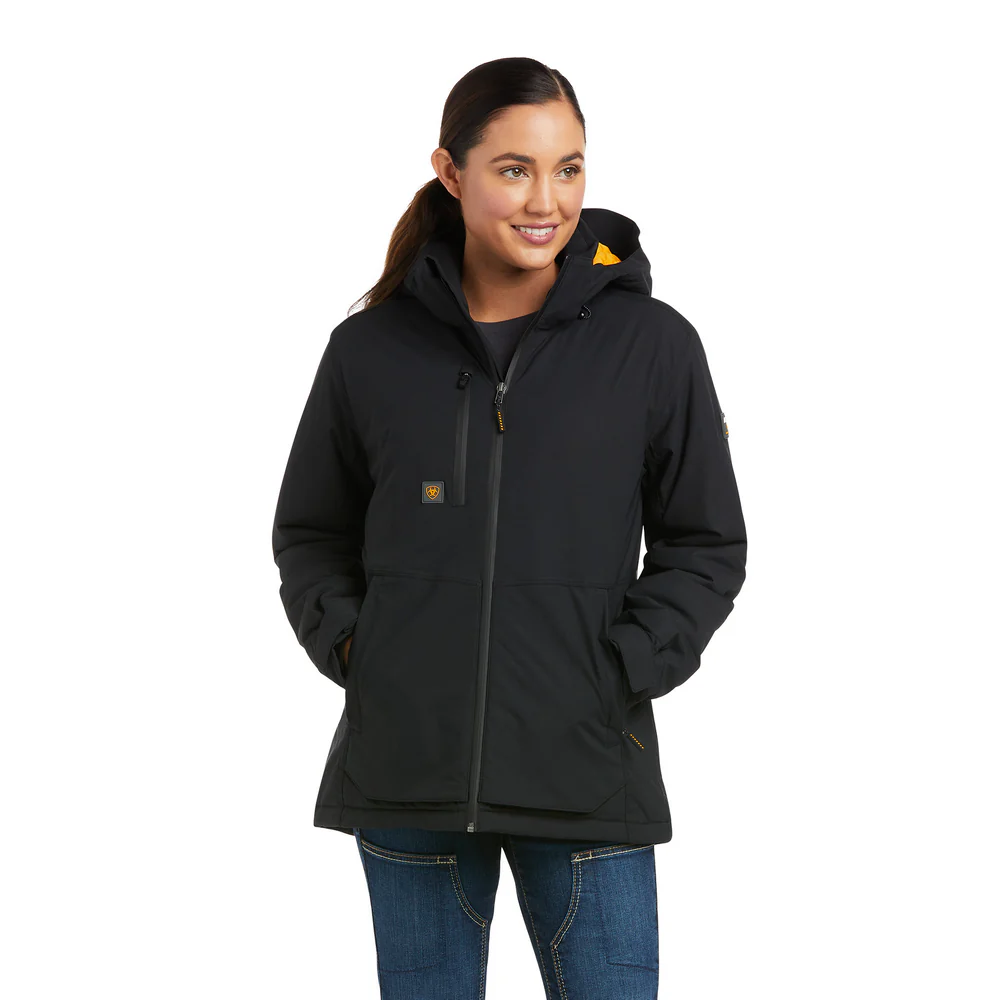 REBAR STORM FIGHTER 2.0 WATERPROOF JACKET - 001-Black | Ariat 10037606