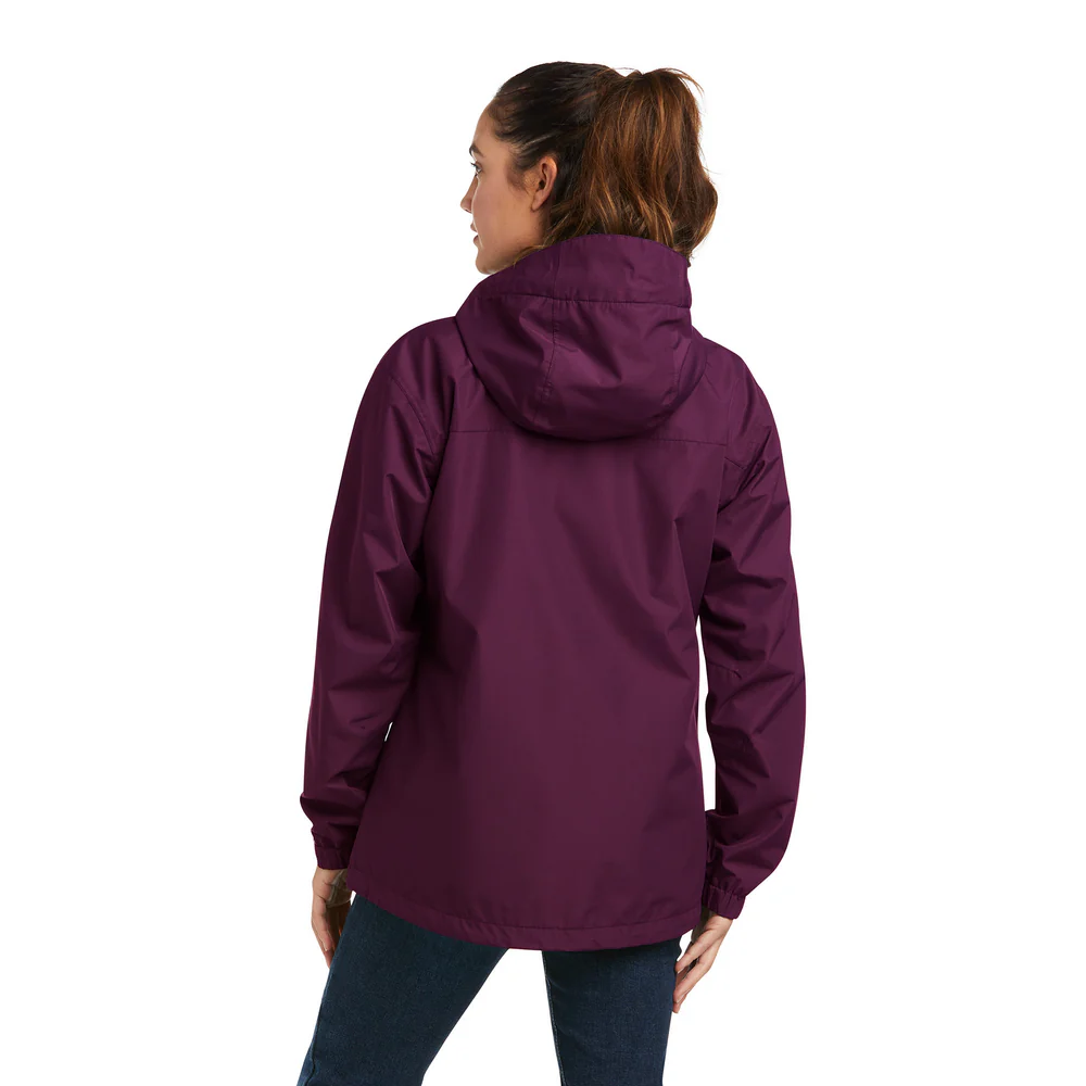 REBAR STORMSHELL LOGO H2O JACKET - 020-Gray | Ariat 10037843 - Image 2
