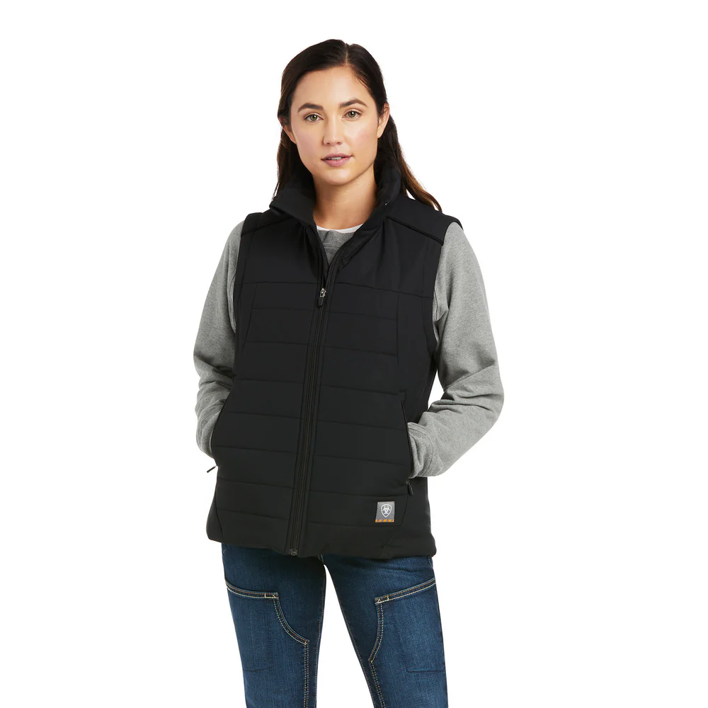 REBAR VALKYRIE CANVAS INSULATED JACKET - 001-Black | Ariat 10037610
