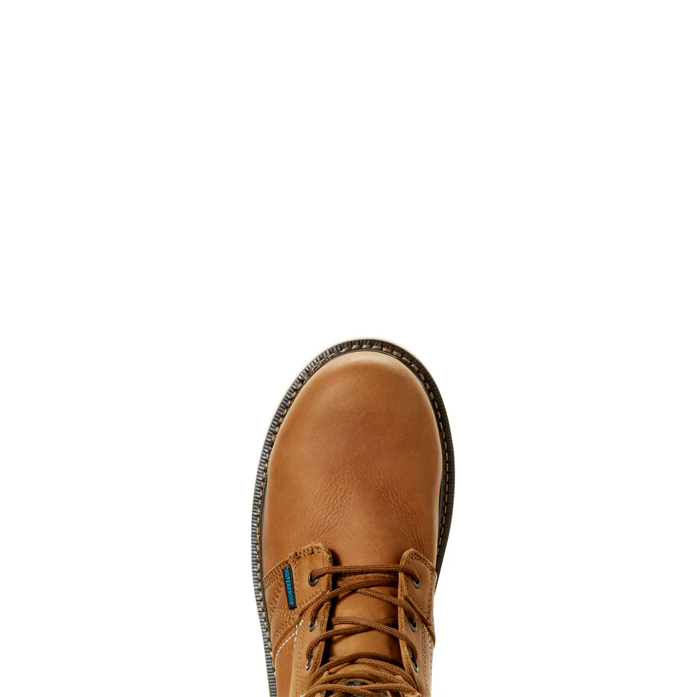 REBAR WEDGE 6-INCH H2O COMPOSITE TOE Boot - 200-Brown | Ariat 10023068 - Image 4
