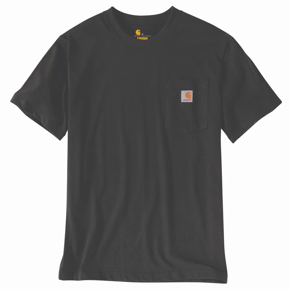 Relaxed Fit Heavyweight Short-Sleeve Pocket T-Shirt - 001-Black | Carhartt 103296