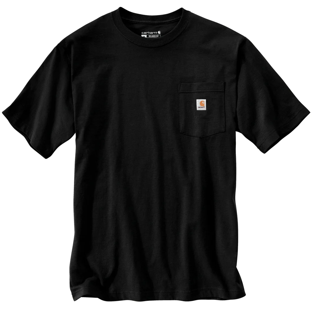 Relaxed Fit Lightweight Short-Sleeve Eagle Graphic T-Shirt - N04-Black | Carhartt 107211 - Image 2