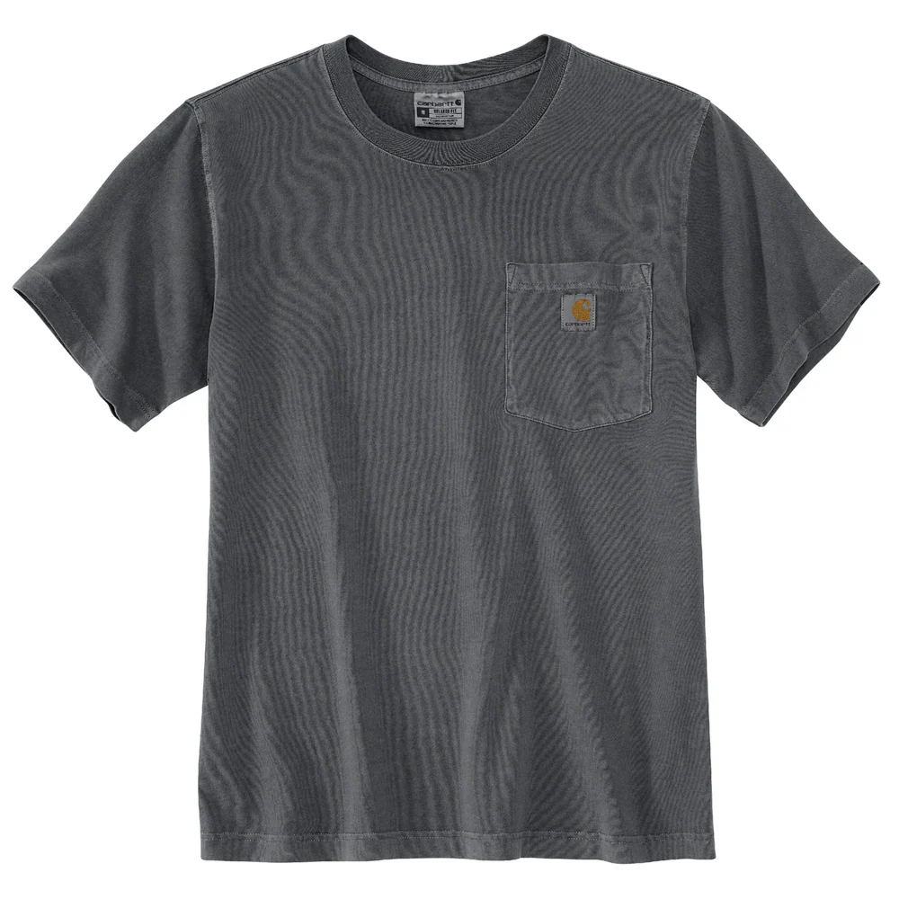 Relaxed Fit Lightweight Short-Sleeve Garment Dyed Pocket T-Shirt - 029-Shadow | Carhartt 106252 - Image 2