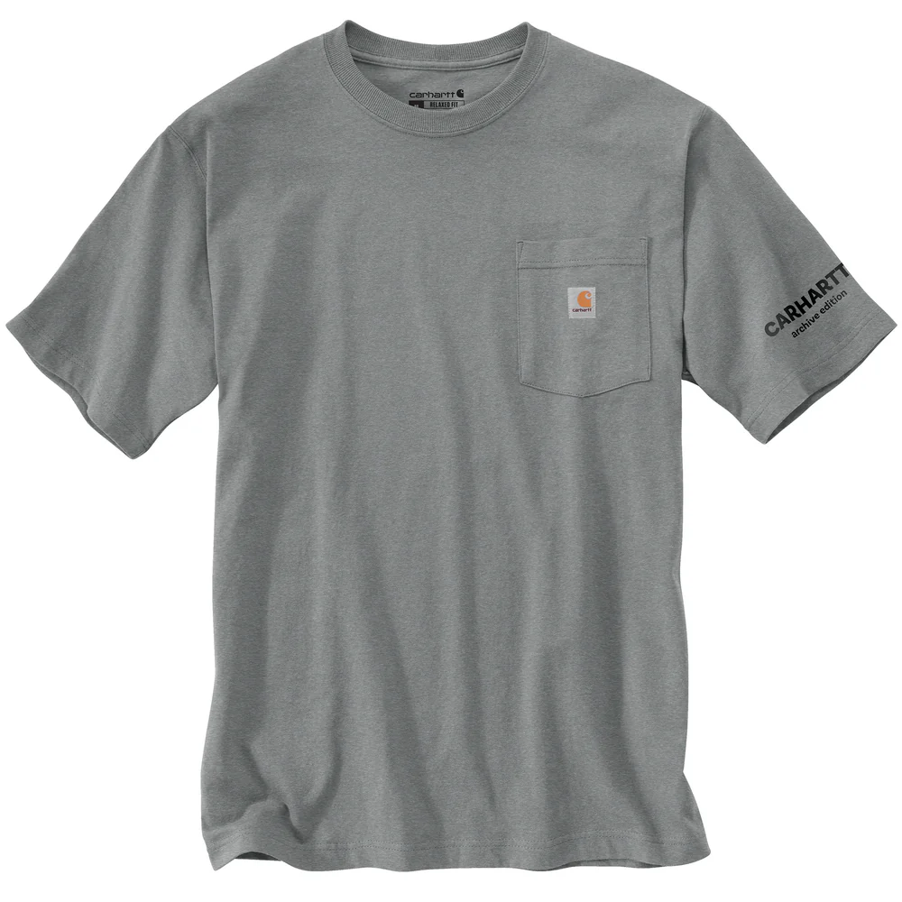 Relaxed Fit Lightweight Short-Sleeve Pocket Street Car Graphic T-Shirt - E87-Weathered Ash Heather | Carhartt 106772 - Image 2