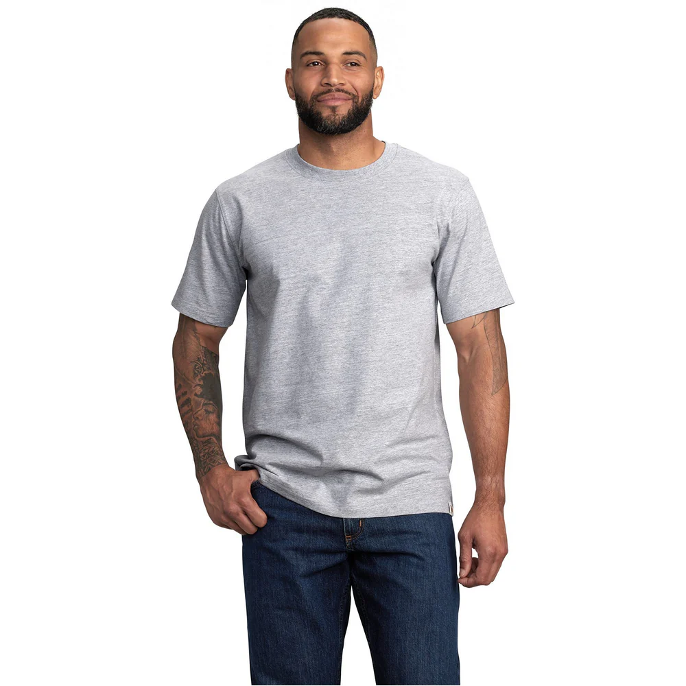 Relaxed Fit Lightweight Short-Sleeve T-Shirt - HGY-Heather Grey | Carhartt 106020 - Image 2