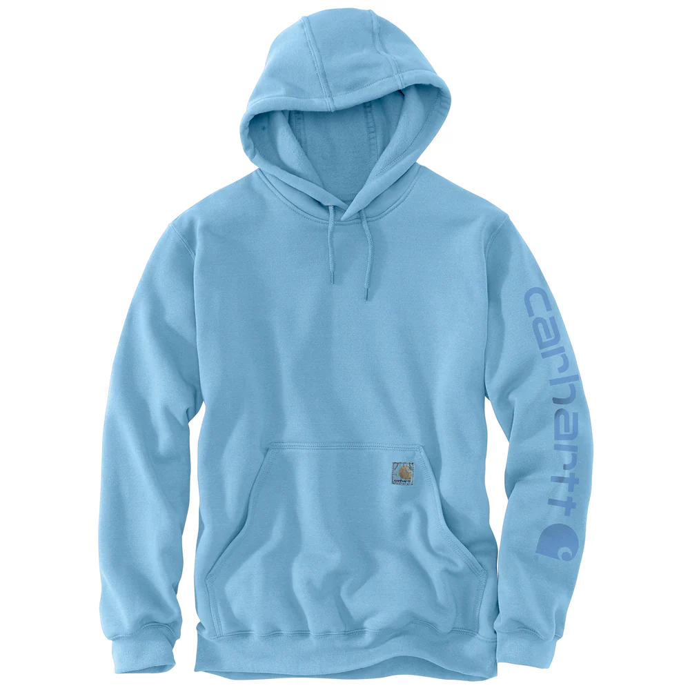 Relaxed Fit Midweight Garment Dyed French Terry Graphic Sweatshirt - HL6-Fresh Water | Carhartt 106253 - Image 2