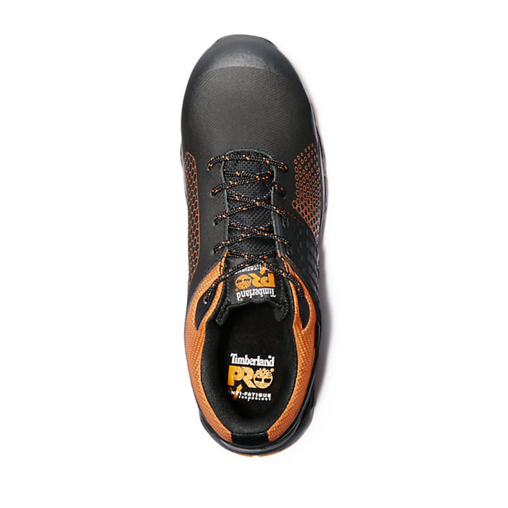 RIDGEWORK COMPOSITE SAFETY TOE WATERPROOF SHOE - 001-Black Orange | Timberland PRO TB0A1Q2P - Image 2