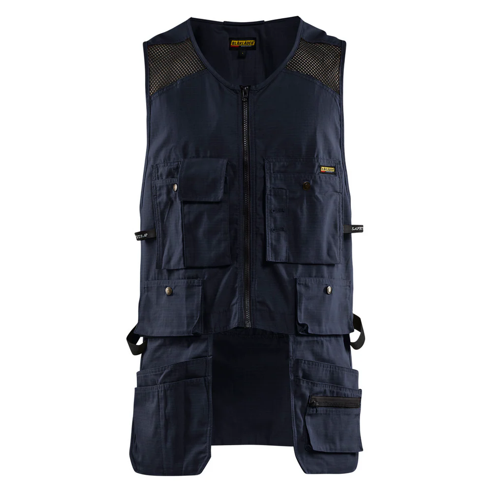 RIP STOP KANGAROO MESH VEST - 8600-Navy Blue | Blaklader 31151330