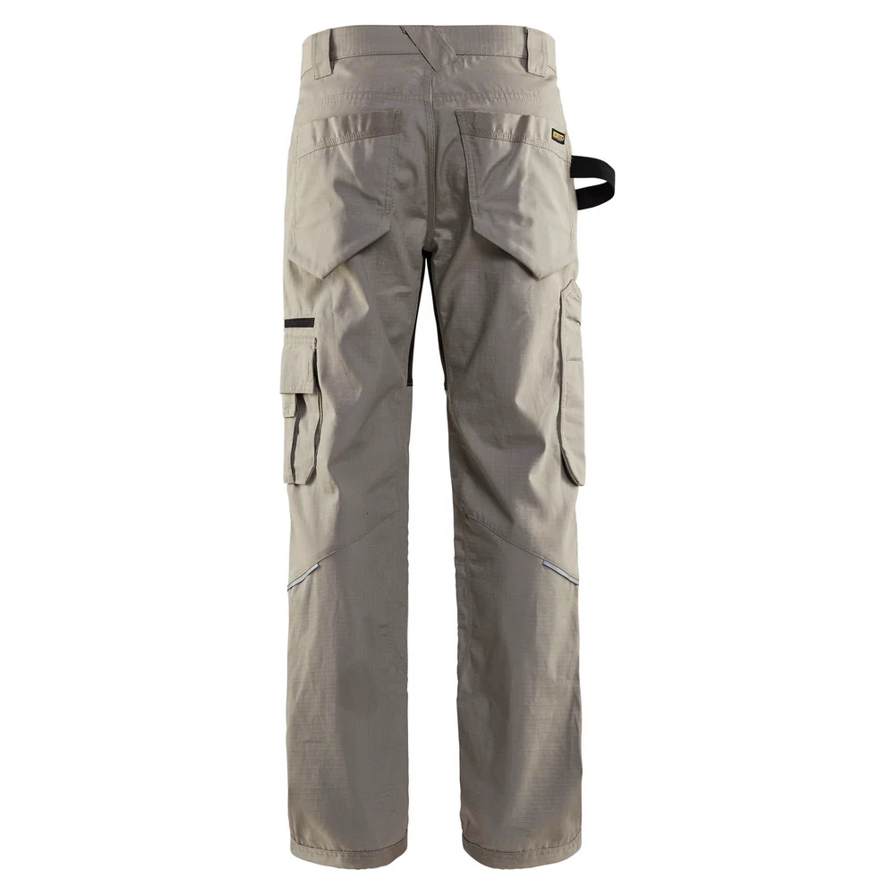 RIP STOP PANTS WITH KNEE POCKETS - 2700-Stone | Blaklader 16901330 - Image 2