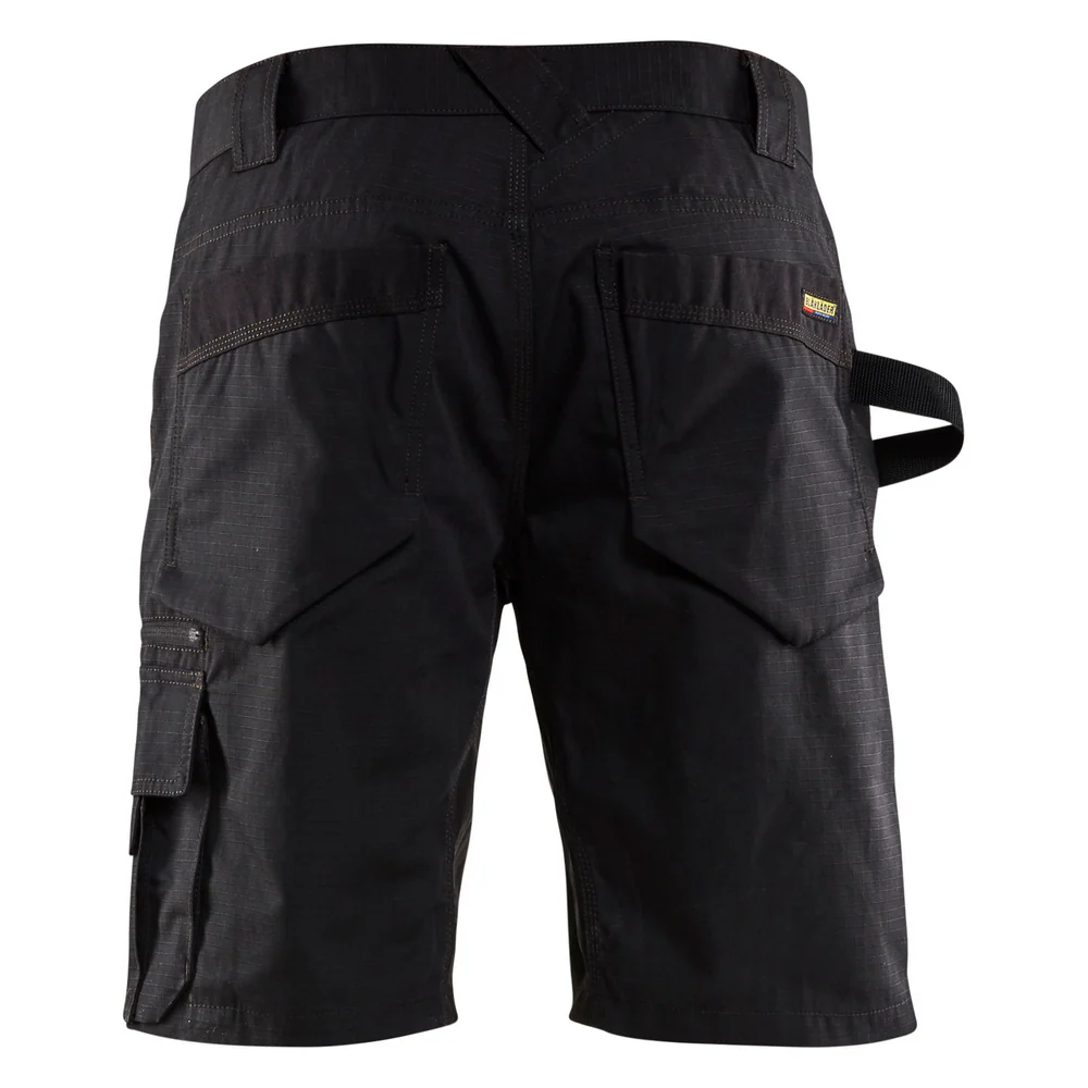 RIP STOP SHORTS WITH STRETCH - 9900-Black | Blaklader 16381330 - Image 2