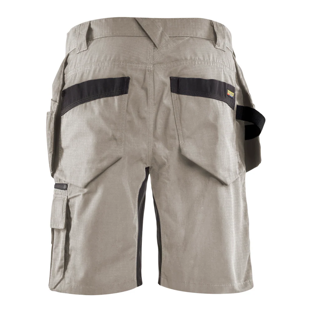 RIP STOP SHORTS WITH STRETCH AND UTILITY POCKETS - 2700-Stone | Blaklader 16371330 - Image 2