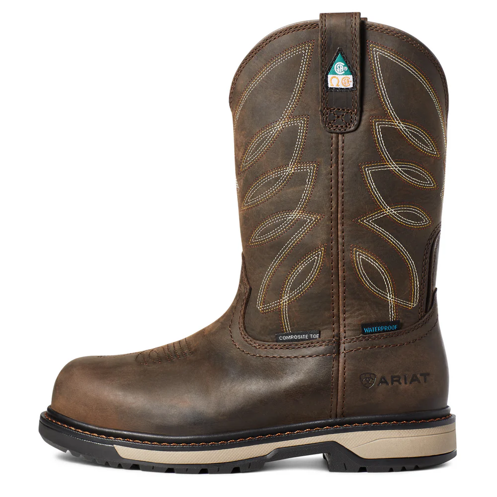 RIVETER CSA H2O COMPOSITE TOE - 200-Brown | Ariat 10035774 - Image 2