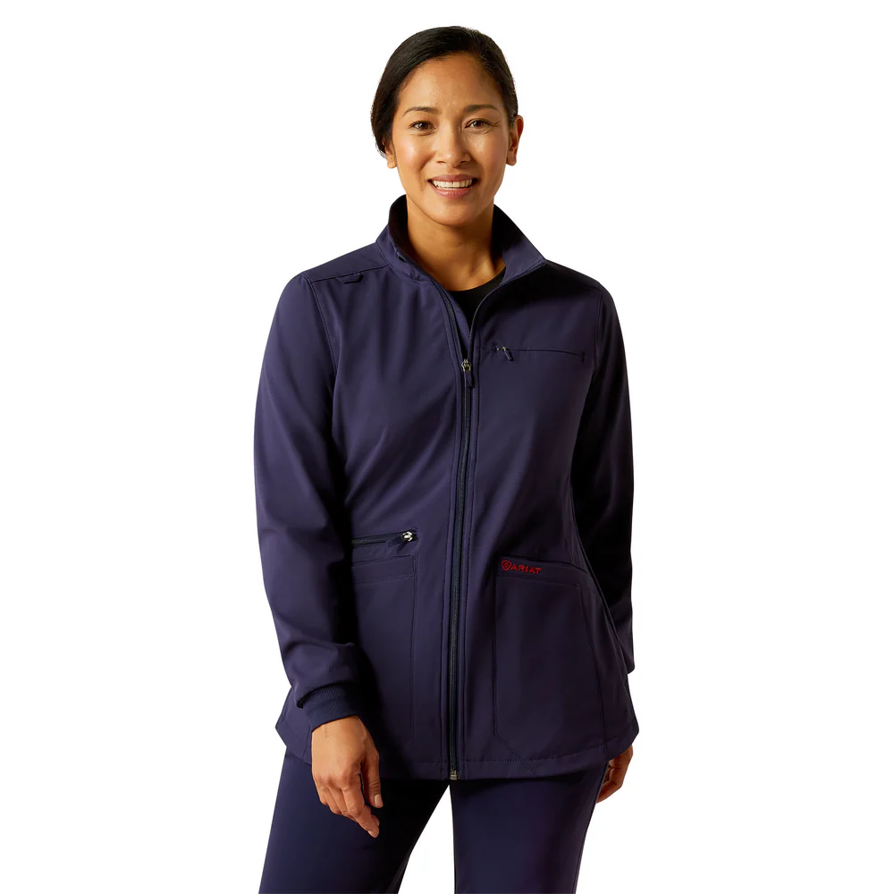 Rosalyn Utility Scrub Jacket - 410-Navy | Ariat 10041867 - Image 5