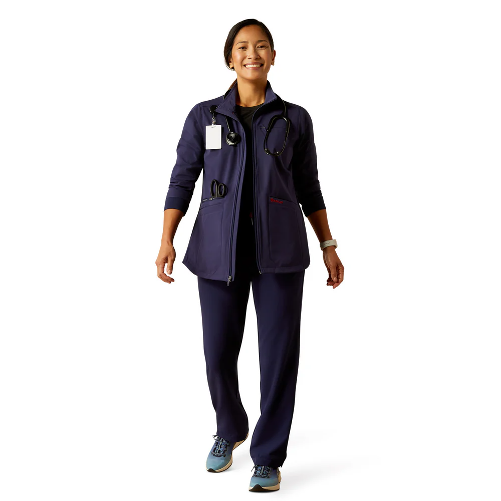 Rosalyn Utility Scrub Jacket - 410-Navy | Ariat 10041867 - Image 6