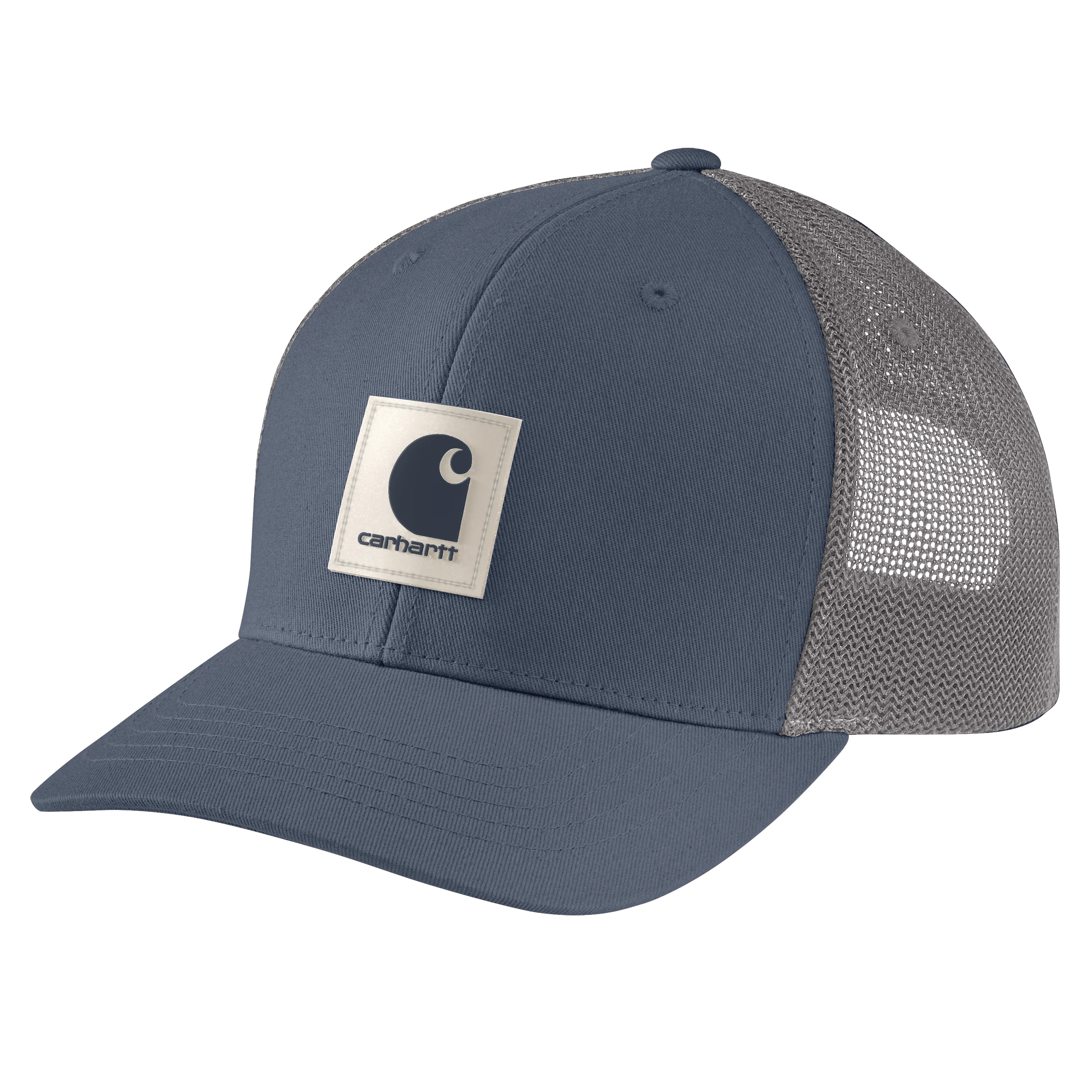 Rugged Flex™ Twill Mesh-Back Logo Patch Cap - 470-Bluestone | Carhartt 105216 - Image 2