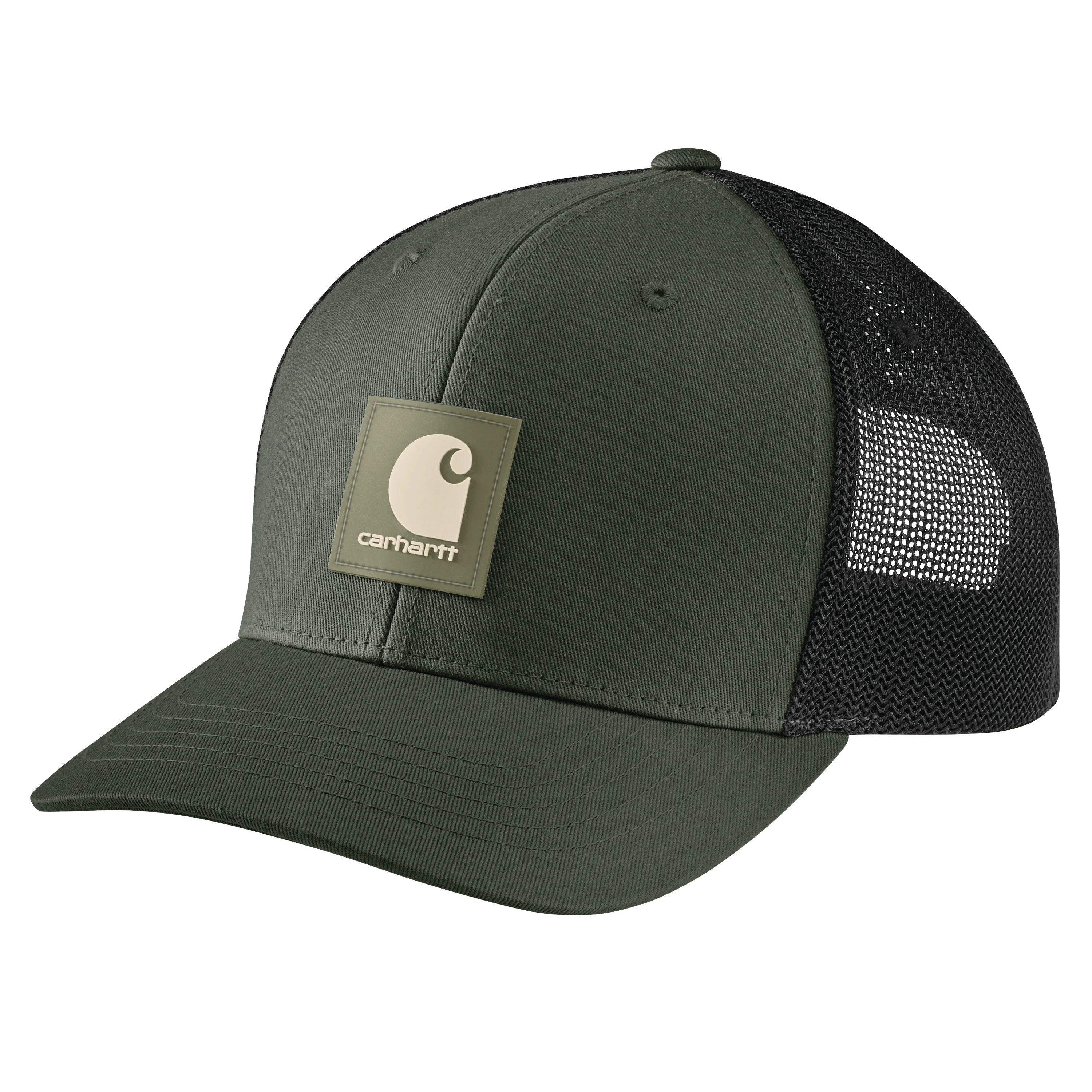 Rugged Flex™ Twill Mesh-Back Logo Patch Cap - GI5-Forestry Green | Carhartt 105216 - Image 2