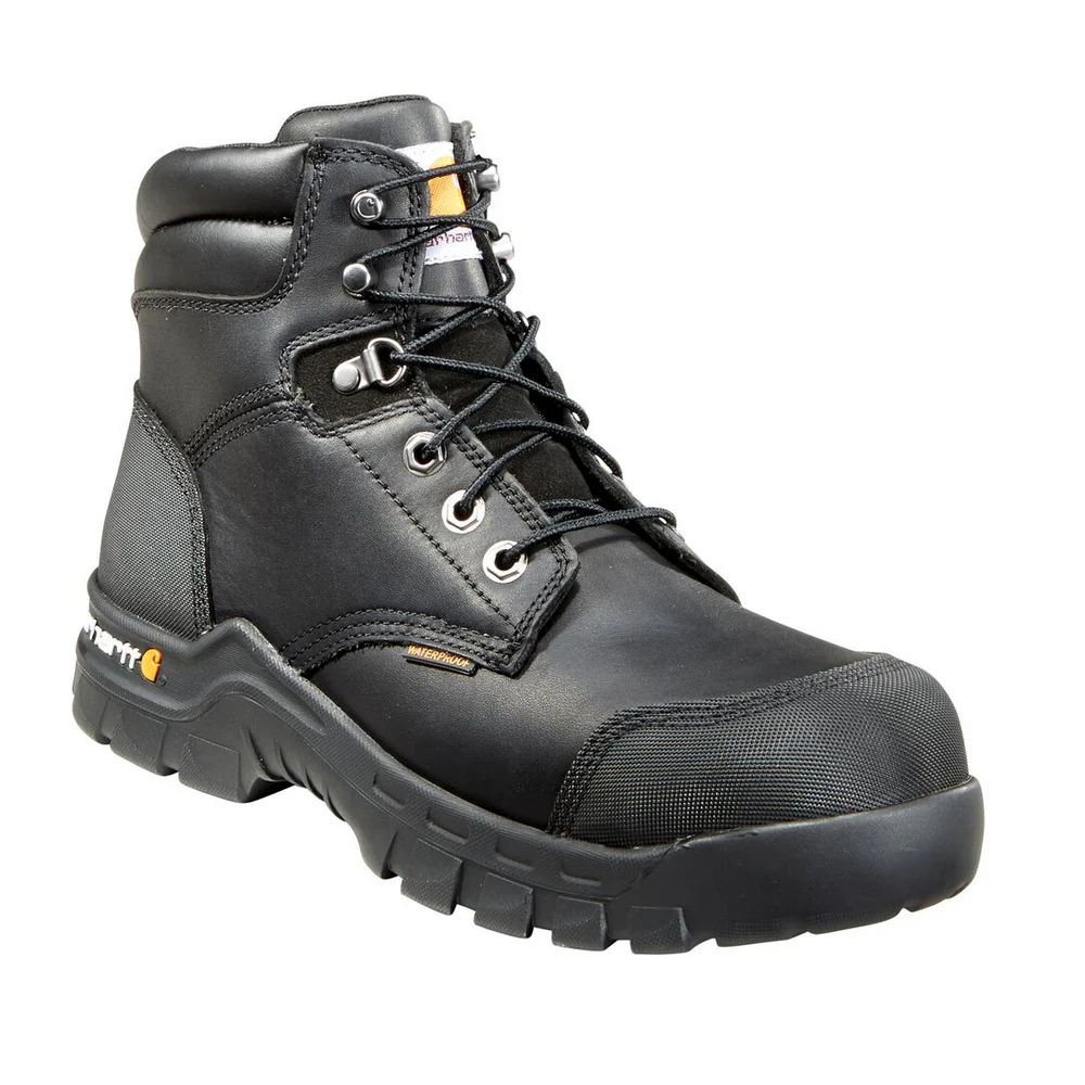 RUGGED FLEX 6-INCH BLACK COMPOSITE TOE BOOT - BLK-Black Oil Tanned | Carhartt CMF6371 - Image 2