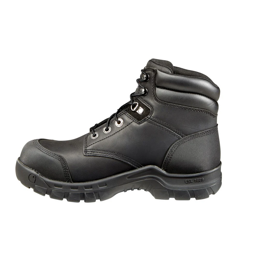 RUGGED FLEX 6-INCH BLACK COMPOSITE TOE BOOT - BLK-Black Oil Tanned | Carhartt CMF6371 - Image 3