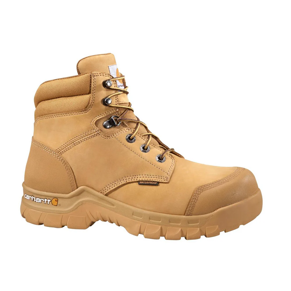 RUGGED FLEX 6-INCH COMPOSITE TOE BOOT - WHT-Wheat Nubuck | Carhartt CMF6356