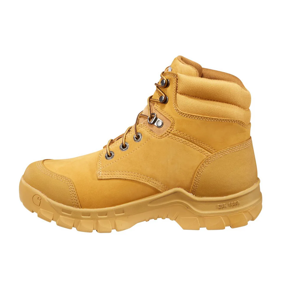 RUGGED FLEX 6-INCH NON-SAFETY TOE WORK BOOT - WHT-Wheat Nubuck | Carhartt CMF6056 - Image 3