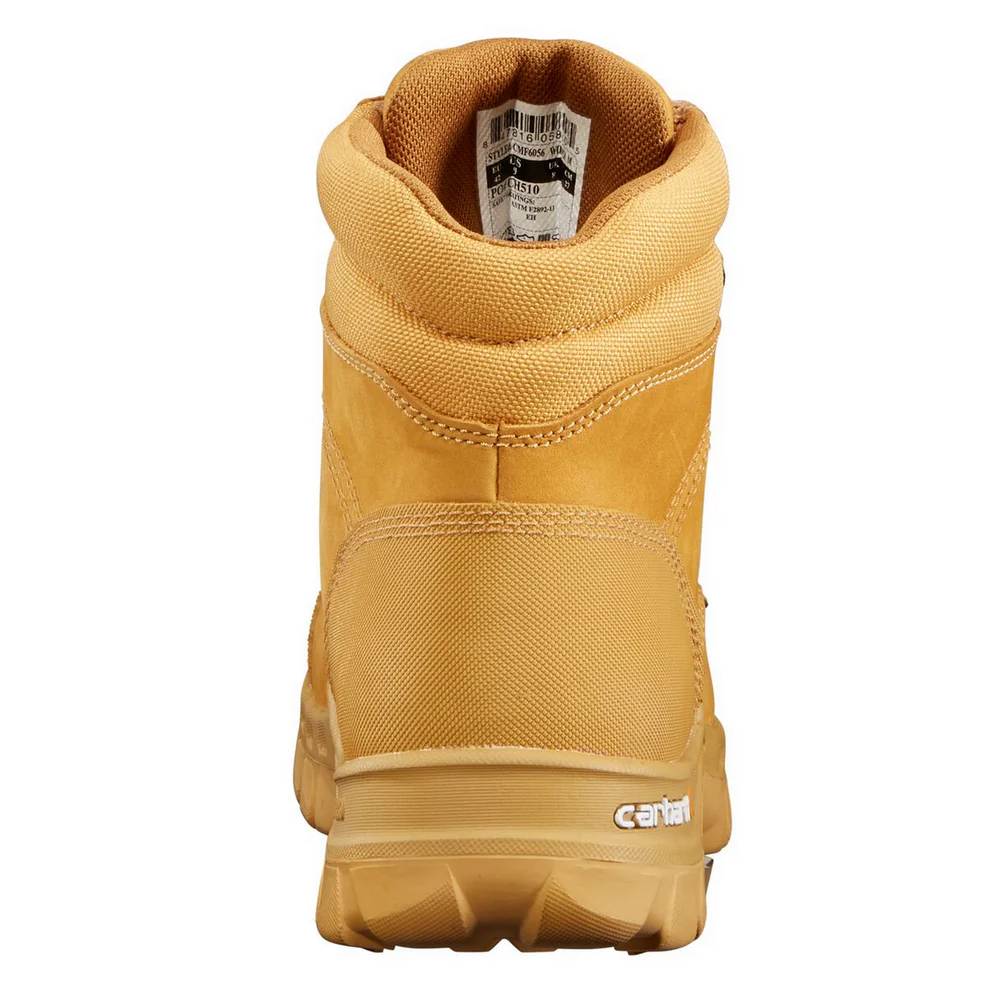 RUGGED FLEX 6-INCH NON-SAFETY TOE WORK BOOT - WHT-Wheat Nubuck | Carhartt CMF6056 - Image 5