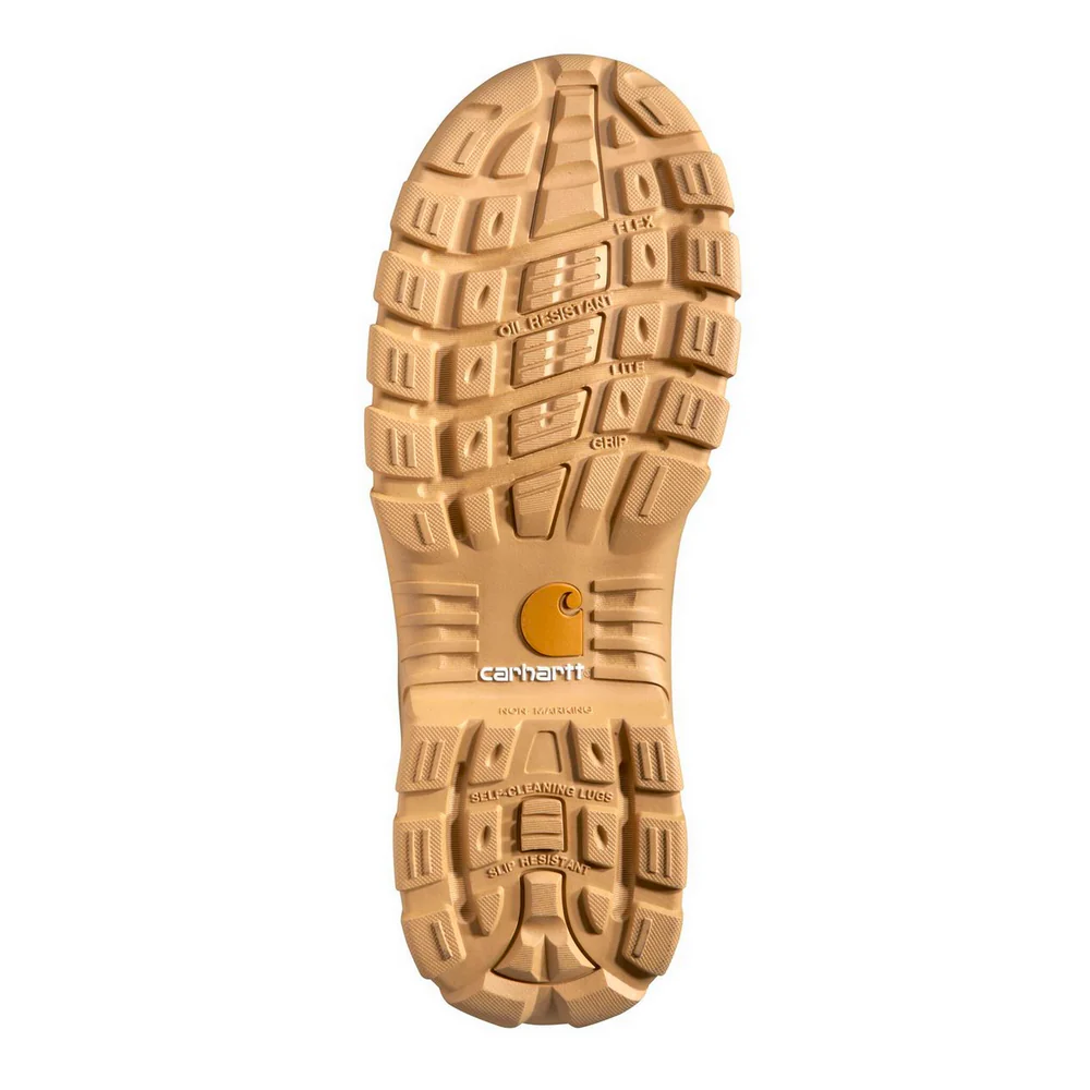 RUGGED FLEX 6-INCH NON-SAFETY TOE WORK BOOT - WHT-Wheat Nubuck | Carhartt CMF6056 - Image 6