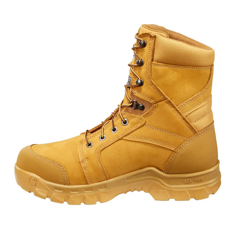 RUGGED FLEX 8-INCH INSULATED WORK BOOT - WHT-Wheat Nubuck | Carhartt CMF8058 - Image 3