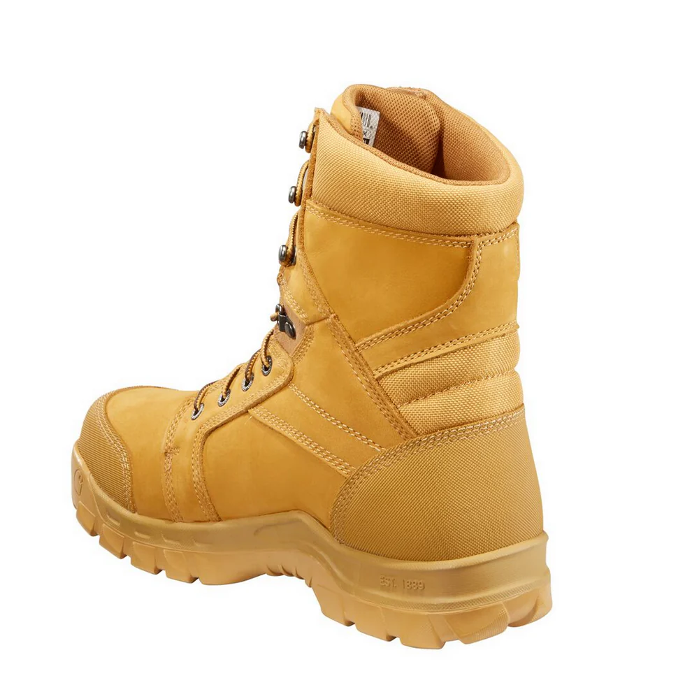 RUGGED FLEX 8-INCH INSULATED WORK BOOT - WHT-Wheat Nubuck | Carhartt CMF8058 - Image 4