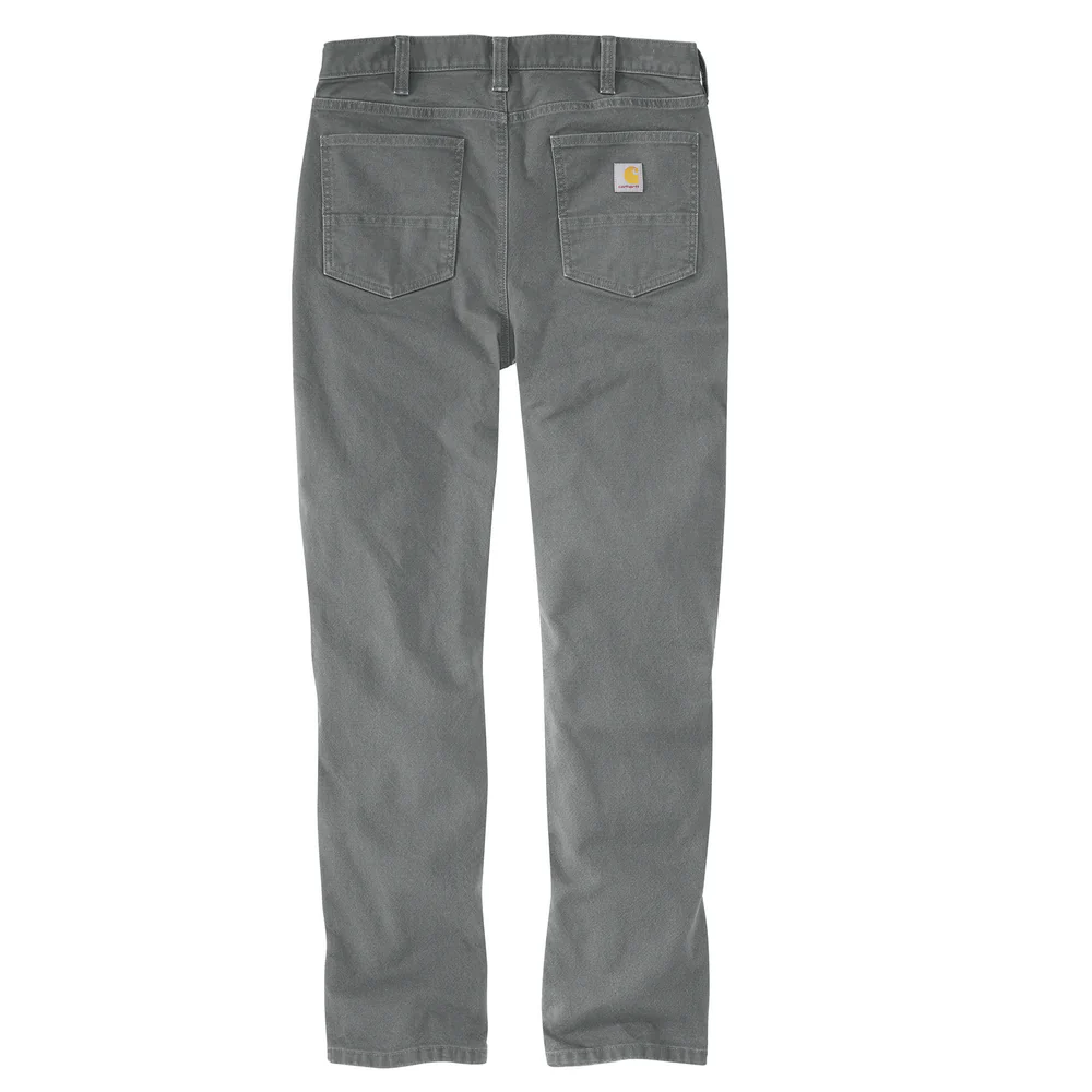 Rugged Flex® Slim Fit Duck Tapered 5-Pocket Pant - E82-Weather Ash | Carhartt 106414 - Image 2