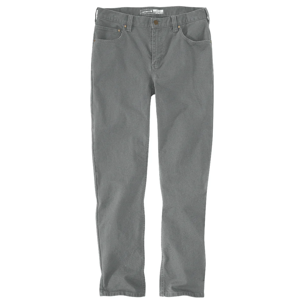 Rugged Flex® Slim Fit Duck Tapered 5-Pocket Pant - E82-Weather Ash | Carhartt 106414 - Image 3