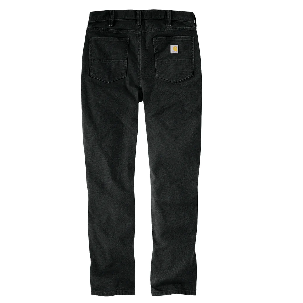 Rugged Flex® Slim Fit Duck Tapered 5-Pocket Pant - N04-Black | Carhartt 106414