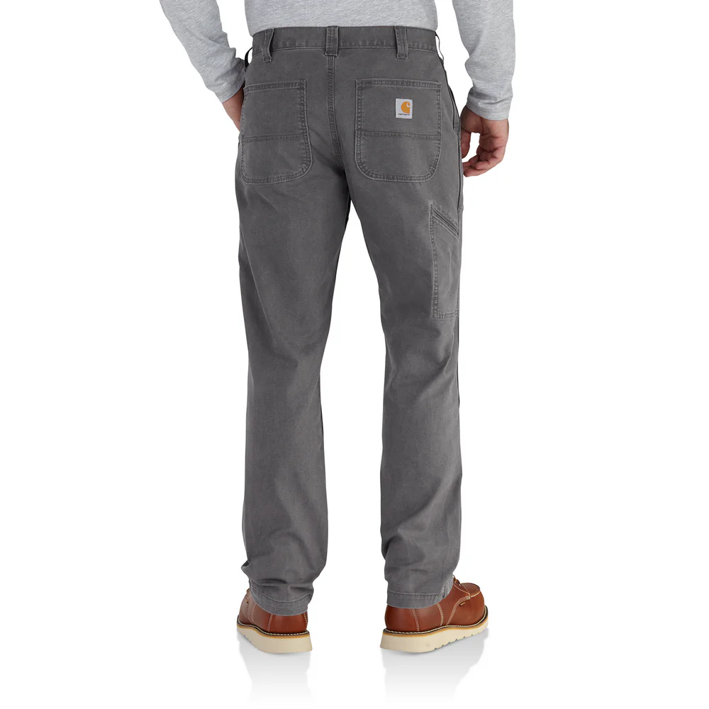 Rugged Flex Relaxed Fit Canvas Work Pant - 039-Gravel | Carhartt 102291