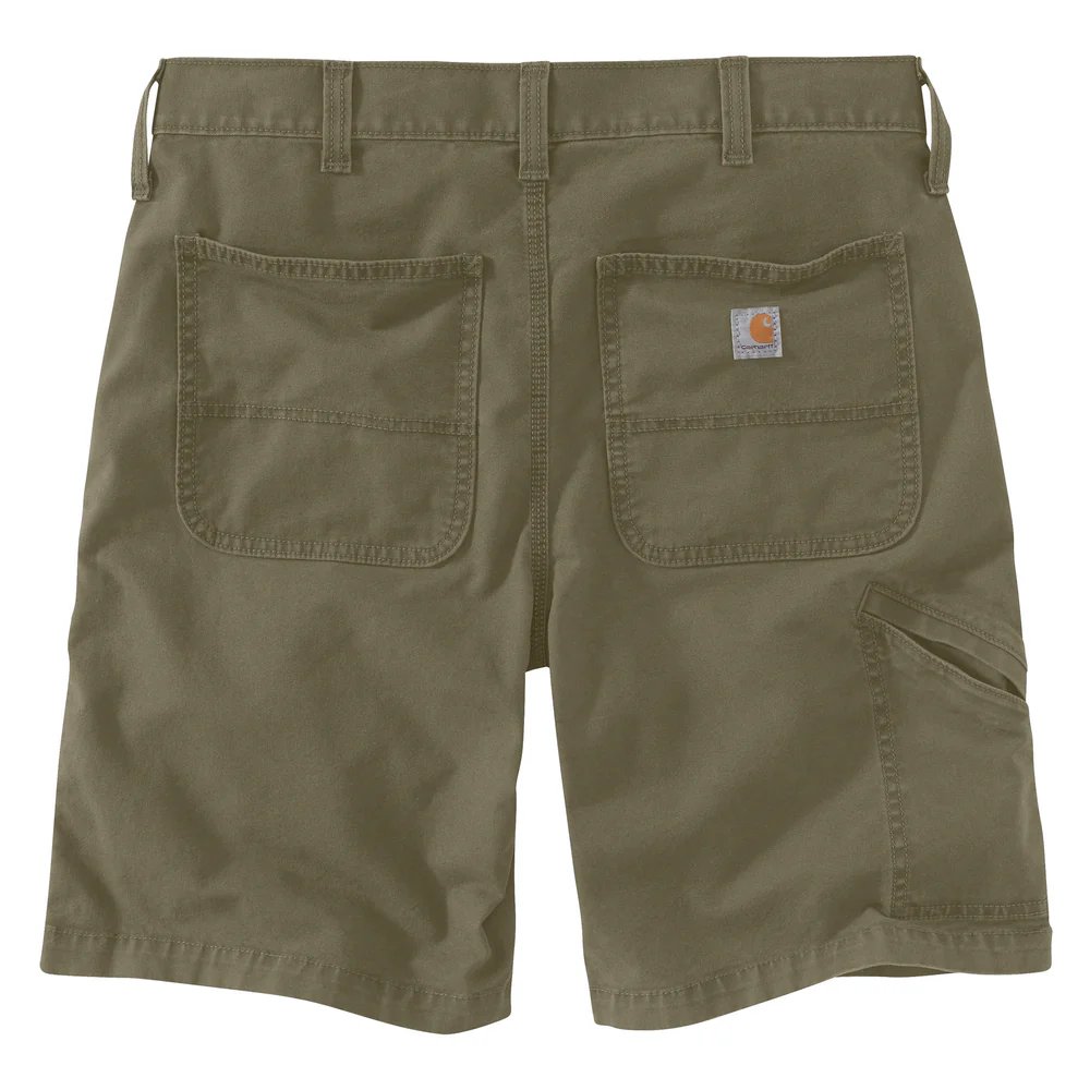 Rugged Flex Relaxed Fit Canvas Work Short - 391-Burnt Olive | Carhartt 102514 - Image 2