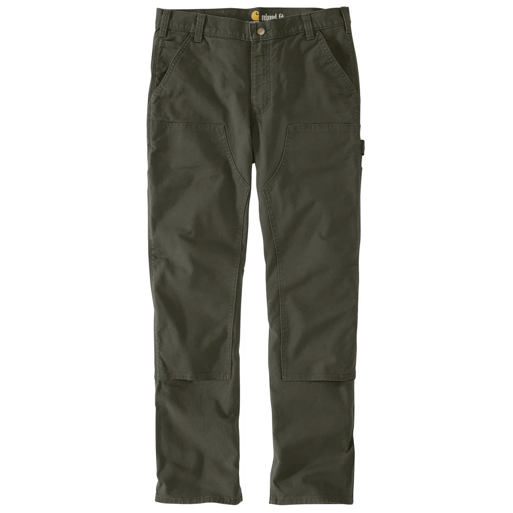 Rugged Flex Relaxed Fit Duck Double-Front Utility Work Pant - 316-Moss | Carhartt 103334