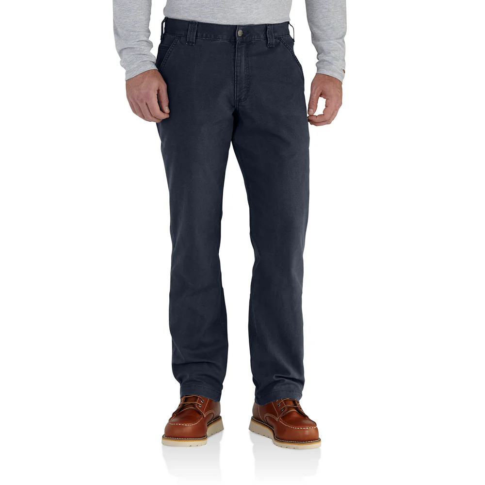 RUGGED FLEX RIGBY DUNGAREE - 412-Navy | Carhartt 102291