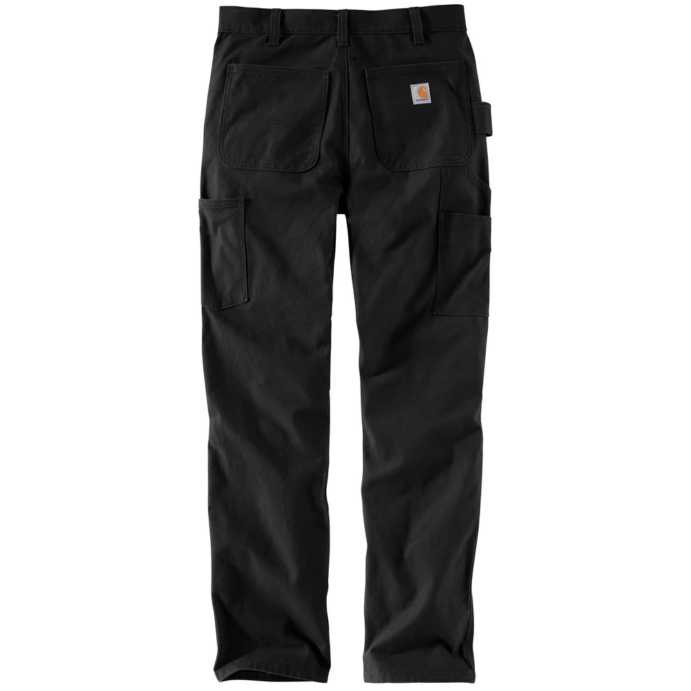 Rugged Flex Slim Fit Duck Double-Front Tapered Utility Work Pant - 001-Black | Carhartt 103340