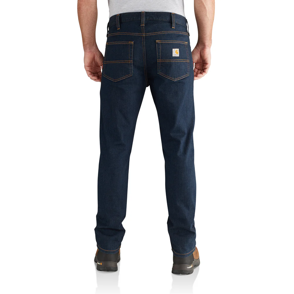 RUGGED FLEX STRAIGHT TAPERED JEAN - 491-Erie | Carhartt 102807 - Image 3