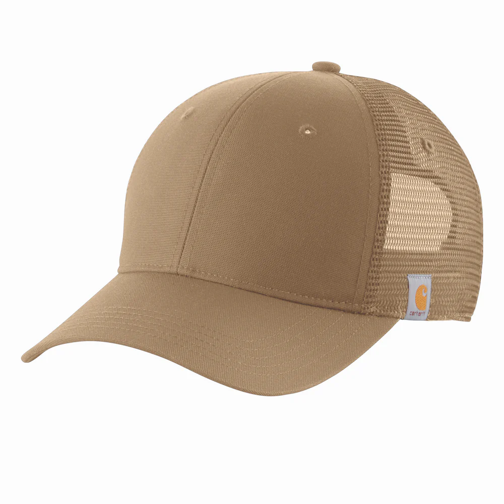 Rugged Professional Series Canvas Mesh-Back Cap - DKH-Dark Khaki | Carhartt 106687 - Image 2