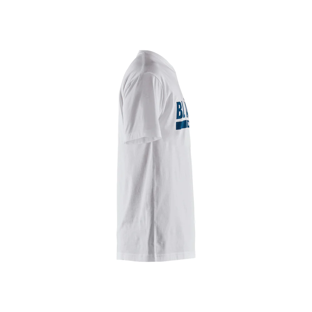 Short Sleeve Branded T-Shirt - 1000-White | Blaklader 35551042 - Image 3