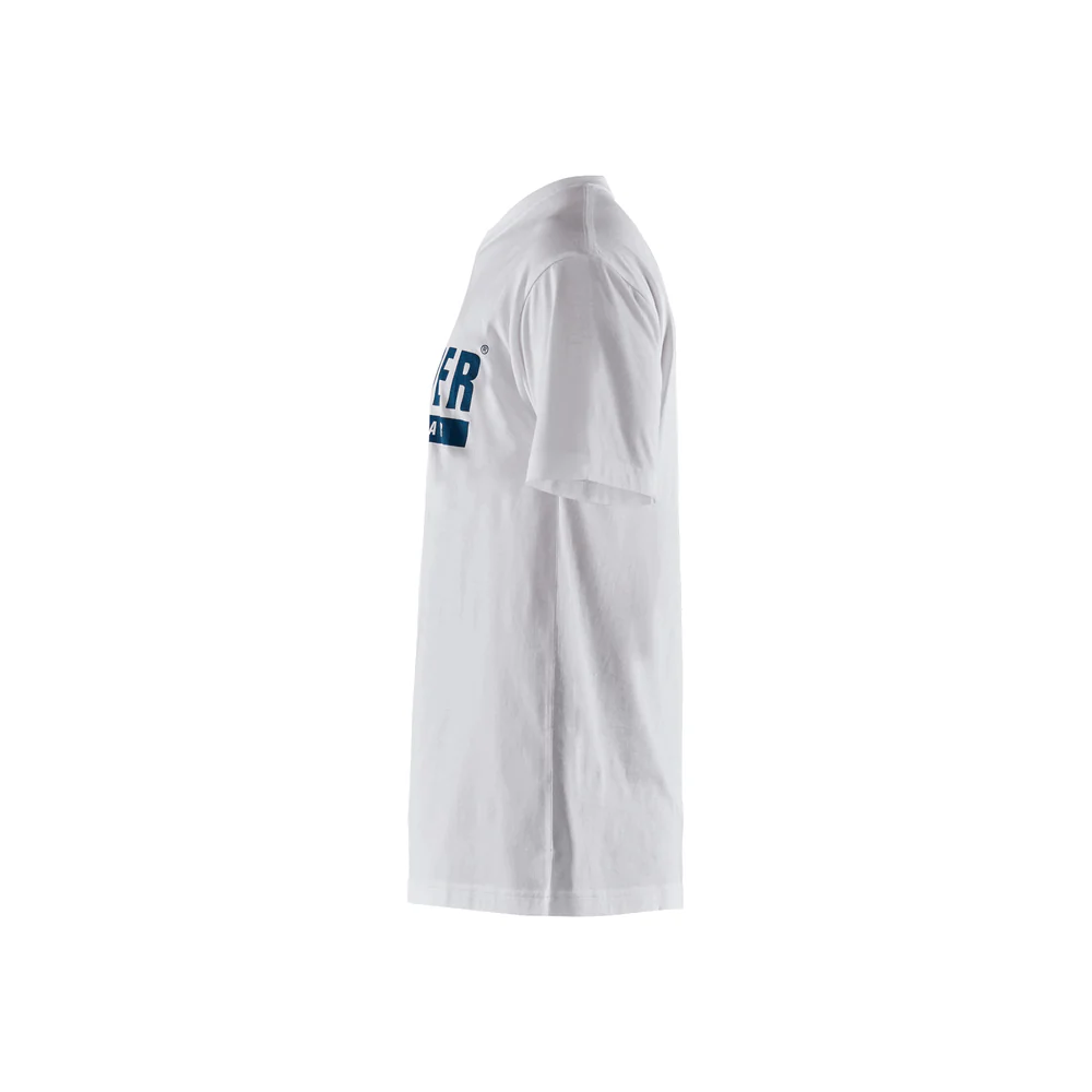 Short Sleeve Branded T-Shirt - 1000-White | Blaklader 35551042 - Image 4