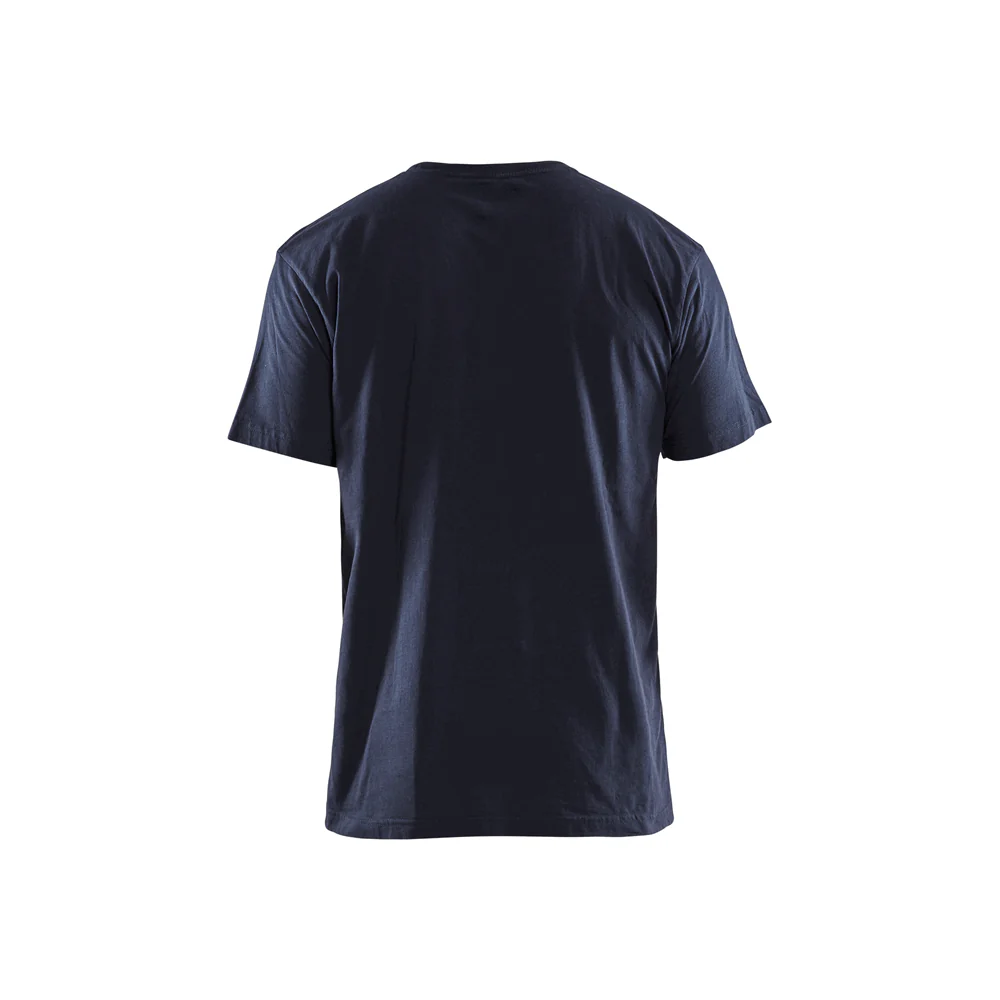 Short Sleeve Branded T-Shirt - 8600-Dark Navy Blue | Blaklader 35551042
